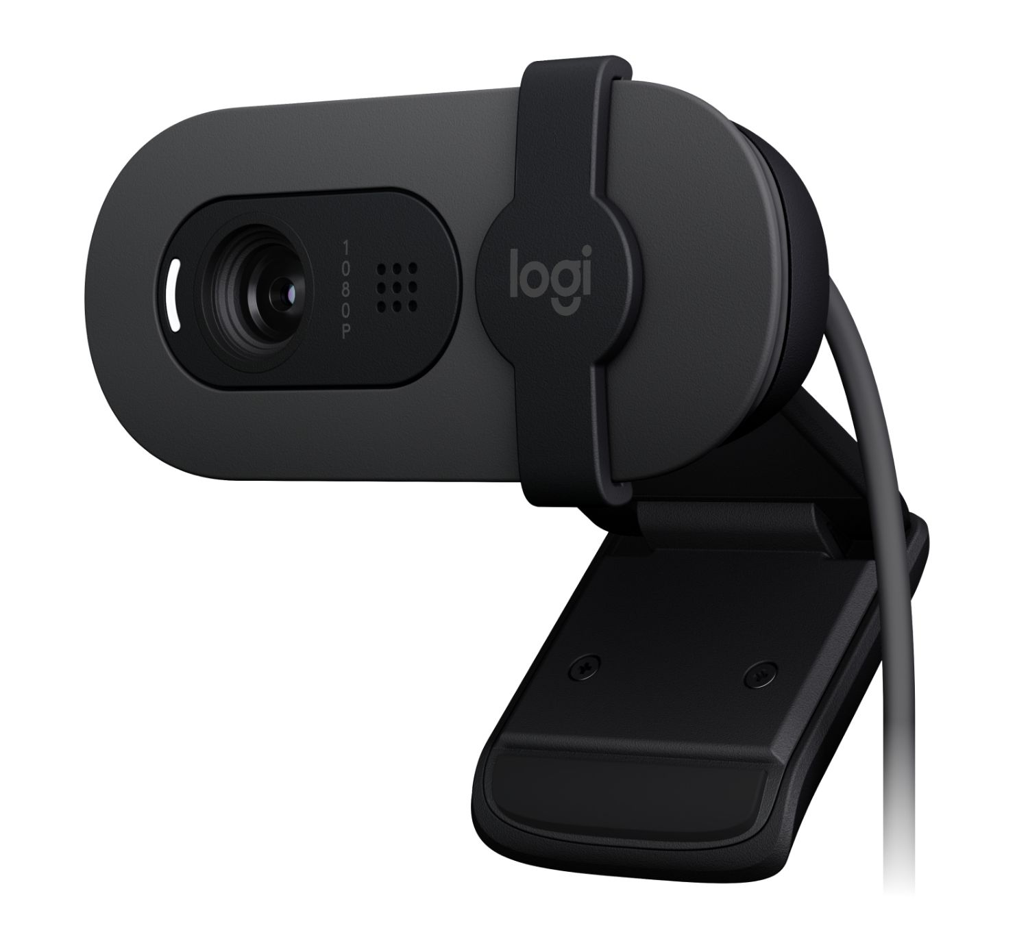 LOG-WEBCAM BRIO 100 BK - WebCam Logitech Brio 100 2mp FHD Micr�fono Integrado USB Clip/Soporte Cable 1.5m Grafito (960-001585)