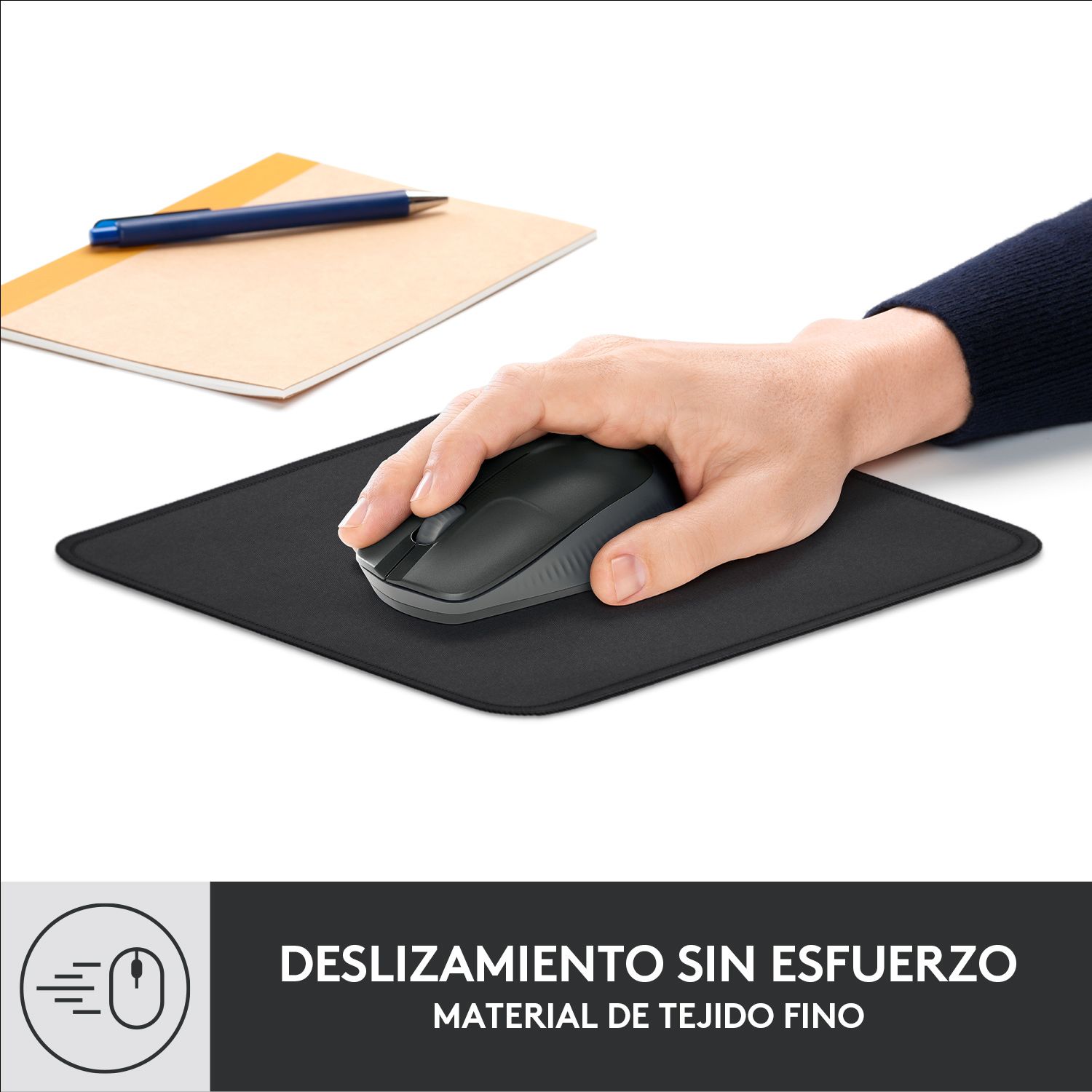 LOG-ALF STUDIO SERIES BK - Alfombrilla Logitech Studio Series 2x200x230mm Grafito (956-000049)