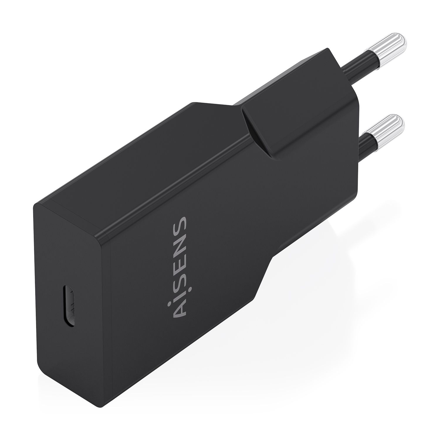 A110-1004 - Cargador de Pared AISENS Slim GaN 30W PD/QC 3.0 1xUSB-C Negro (A110-1004)