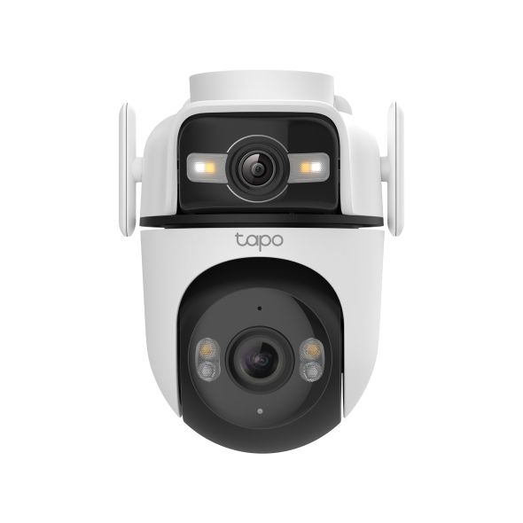 TAPO C545D - C�mara IP TP-Link Sensor CMOS 3mp H.264 360� Micr�fono/Altavoces Integrados 1xRJ45 WiFi Ethernet IP66 Visi�n Nocturna/IR Exterior Techo/Pared/Poste Blanca (TAPO C545D)