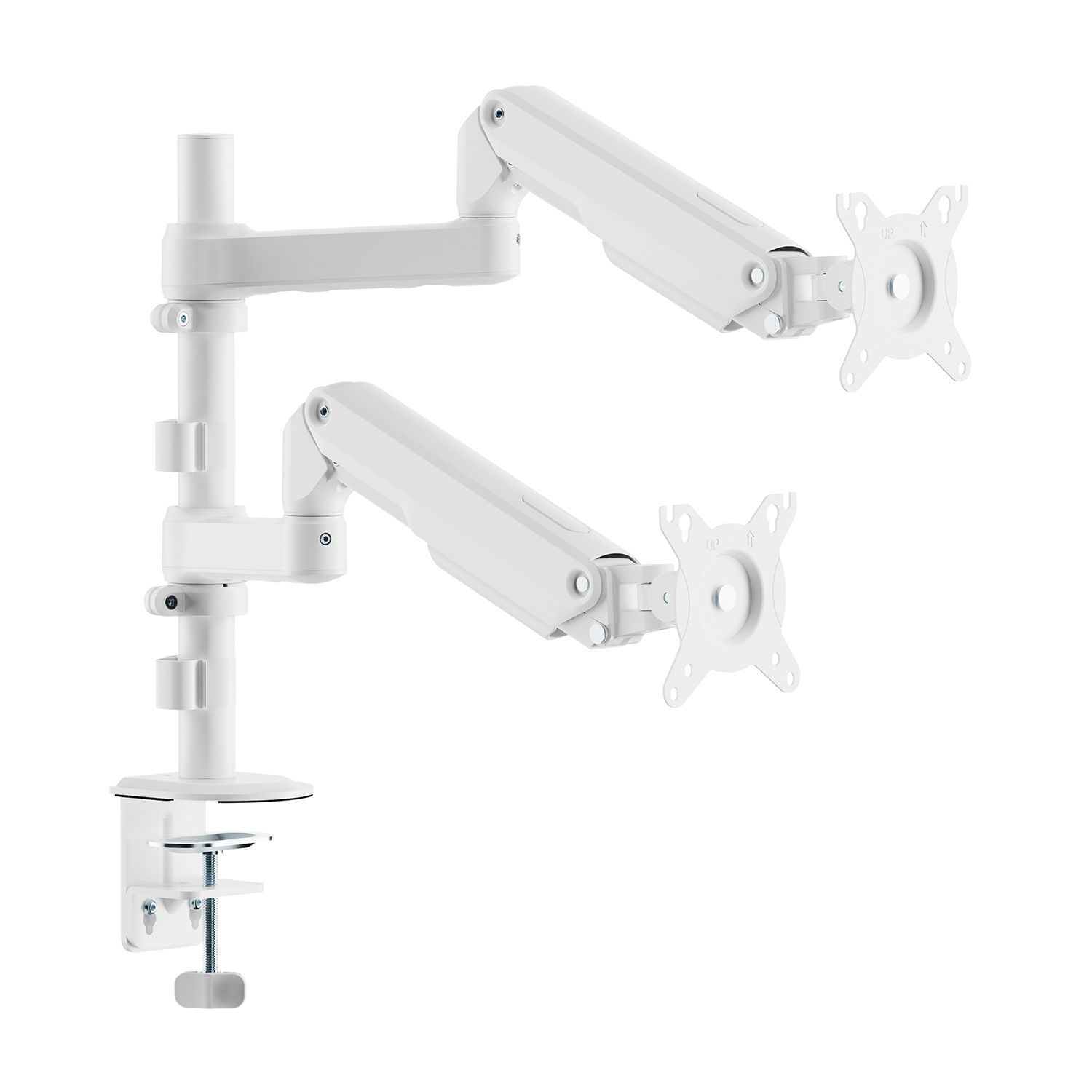 DT32TSR-441 - Soporte de Mesa ECO AISENS 17?-32? Giratorio/Inclinable para Monitor/TV 3 Pivotes 2 Brazos M�x. 18Kg Blanco (DT32TSR-441)