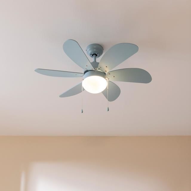 08452 - Ventilador de Techo CECOTEC EnergySilence Aero 3600 Vision Full Sky 50W 36? con L�mpara 6 Aspas 3 Velocidades Modo Summer/Winter Azul Cielo (08452)