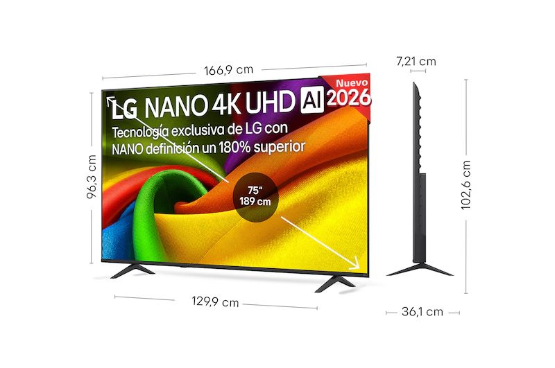 LGE-TV 75NU850B6LA - Televisor LG 75