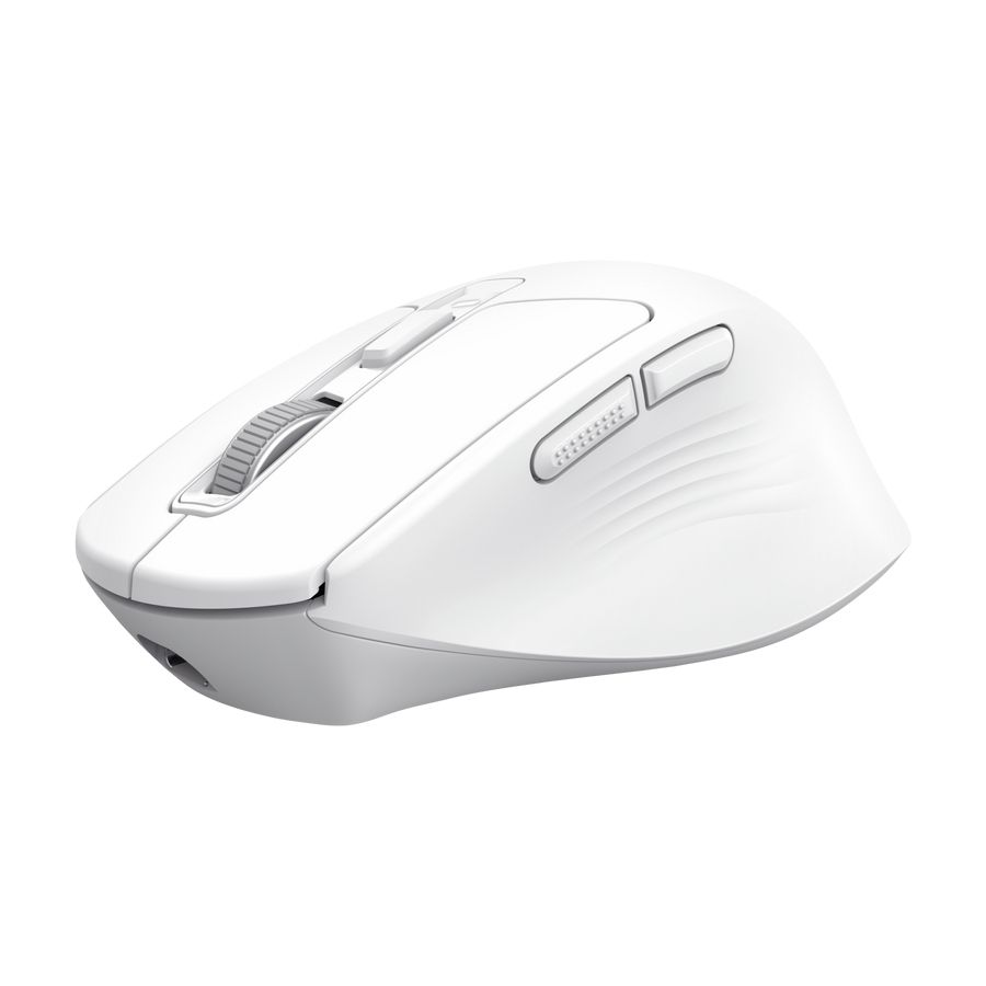 26022 - Rat�n Trust Niven Ergon�mico Diestro Clic Silencioso RF Wireless/Bluetooth USB-A 3200dpi 7 Botones Blanco (26022)