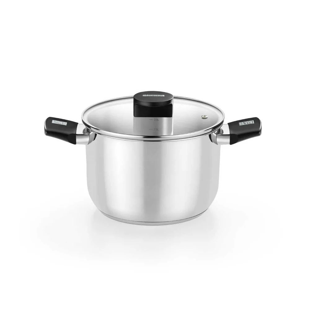 MON-BATERIA M240001 - Pack Bater�a de Cocina Monix Cazo 14cm/Ollas 24cm/Cacerolas 20-24cm Acero Inoxidable Aptas para Inducci�n (M240001)