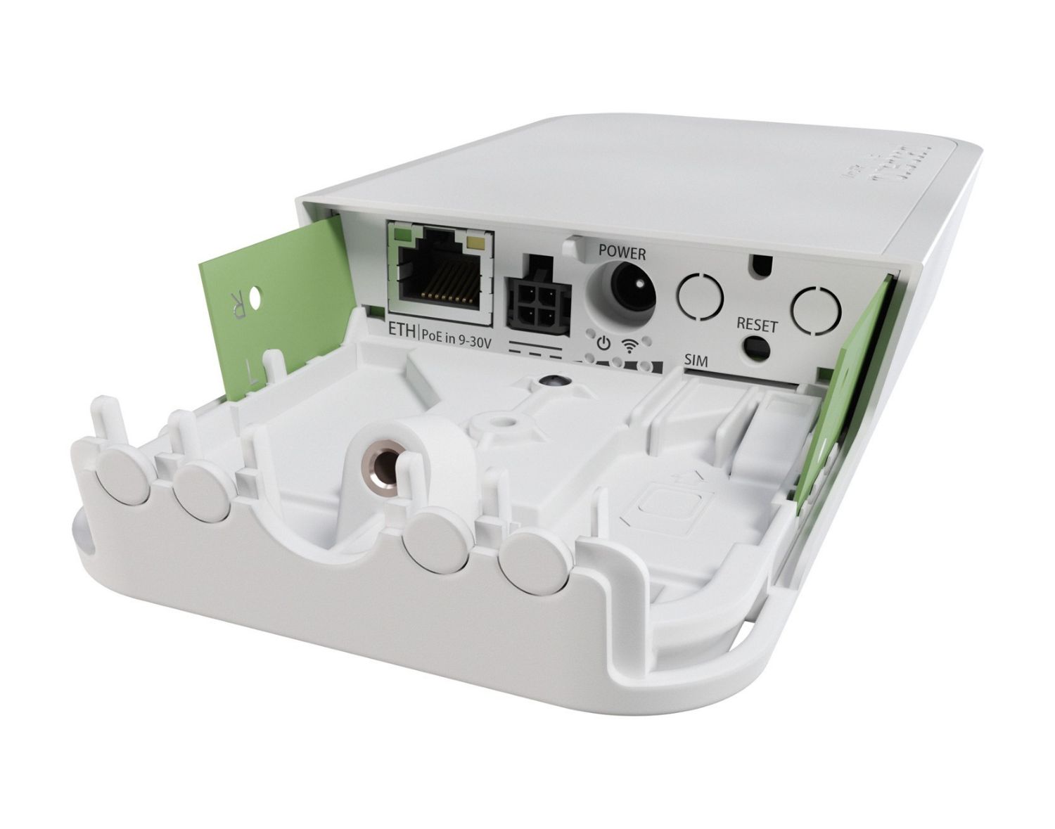 wAPR-2nD&EC200A-EU - Punto de Acceso Mikrotic WAP LTE KIT V2 1xRJ45 WiFi 4 Ethernet LAN 10/100 IP54 PoE RouterOS Blanco (wAPR-2nD&EC200A-EU)