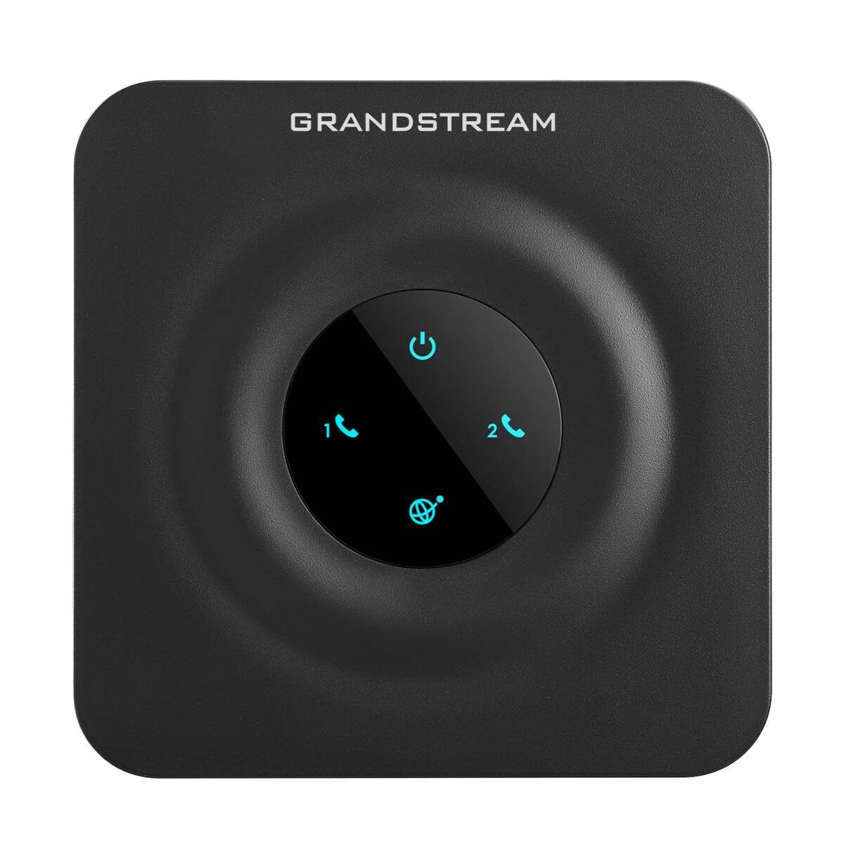 HT802 v2 - Adaptador de Tel�fono Anal�gico Grandstream 1 Perfil SIP 1xRJ45 2xFSX Ethernet 10/100 Negro (HT802 v2)