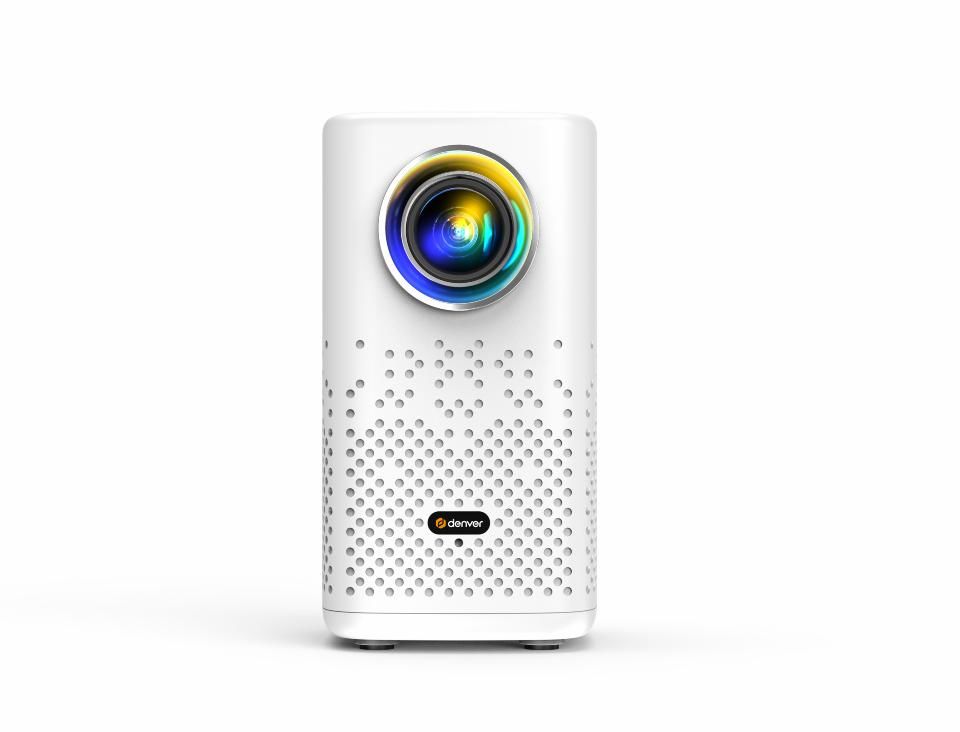 PR-4700 - Mini Proyector DENVER LCD 4K UHD 150L USB-A HDMI Bluetooth Bater�a 3200 mAh Autonom�a 2h Mando a Distancia Blanco (PR-4700)