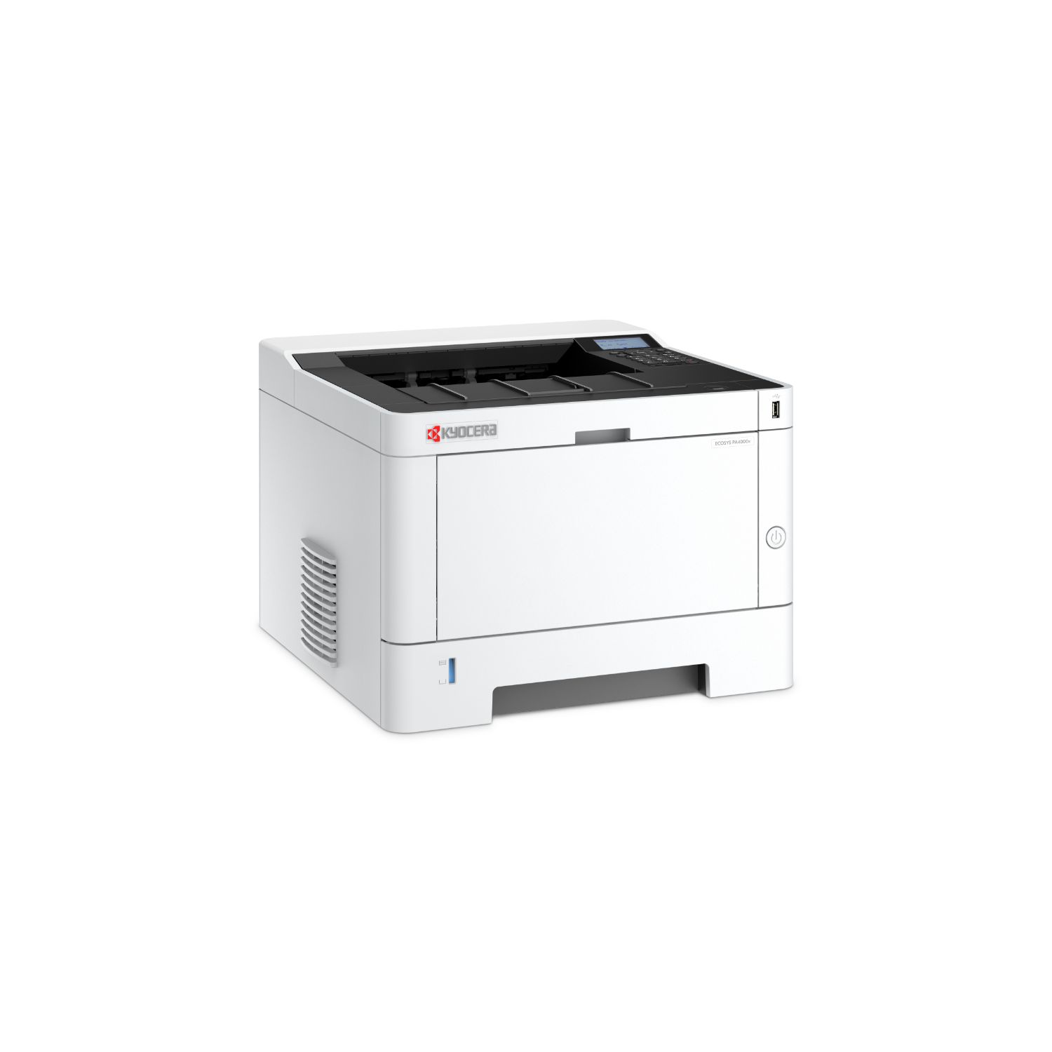 110C153NL0 - Impresora L�ser Kyocera ECOSYS PA4000x Pantalla LCD 1200x1200dpi A4 B/N 512Mb 2 Bandejas de Entrada 1xUSB 2.0 Ethernet LAN GbE D�plex Negra/Blanca (110C153NL0)