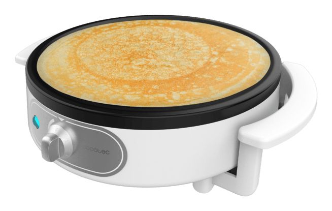 08034 - Crepera El�ctrica CECOTEC Fun Creepy 1200W Potencia Regulable Revestimiento Antiadherente Placa 30.5cm Rodillo Esparcidor de Masa/Esp�tula (08034)