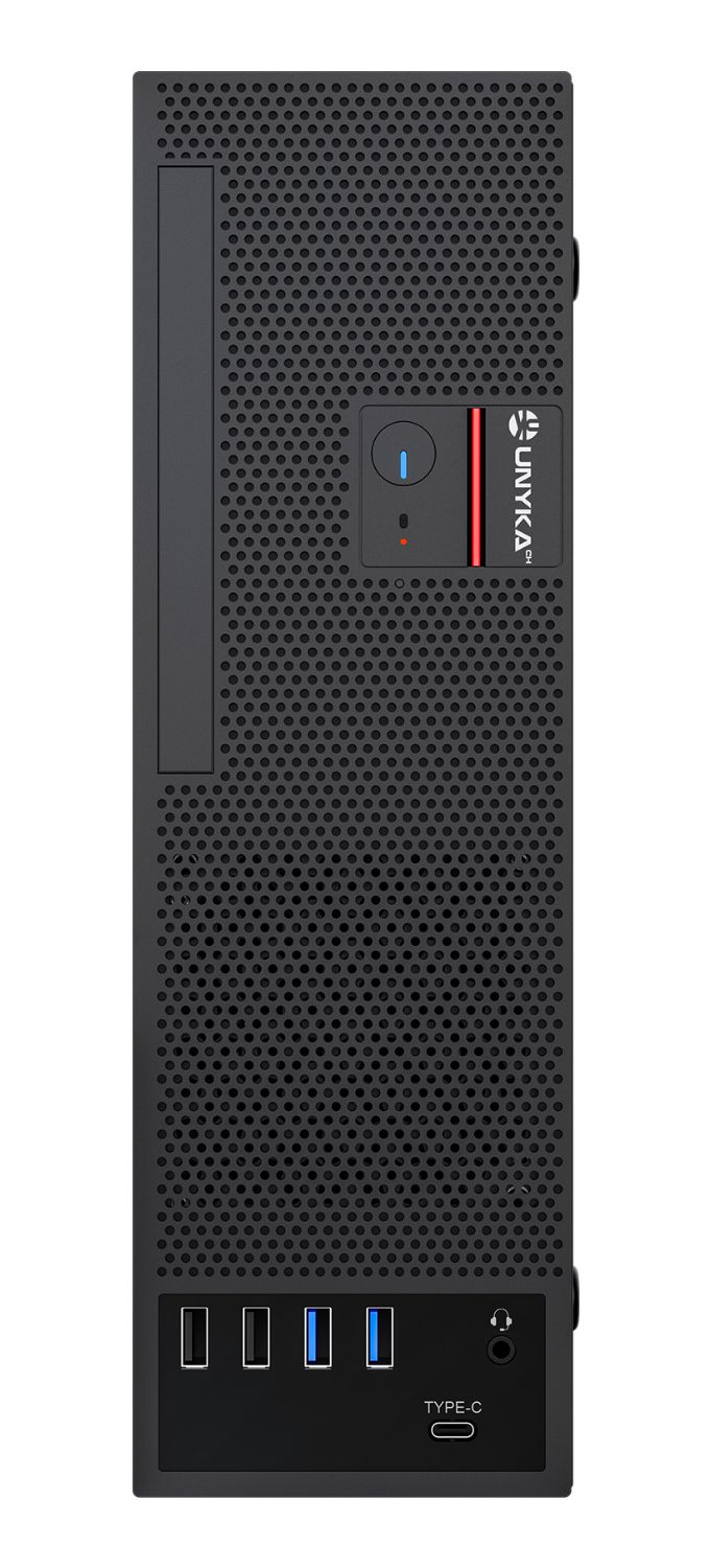UK52118-OC - Caja UNIKA Slim SFF UK3006 150W 2xUSB 2.0 2xUSB-A 3.0 1xUSB-C mATX ITX Negra (UK52118-OC)
