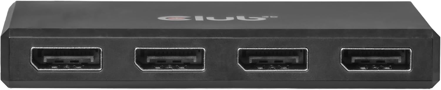 CSV-7400 - Hub Club 3D 4xDiplayPort 4K Ultra HD/30Hz Negro (CSV-7400)