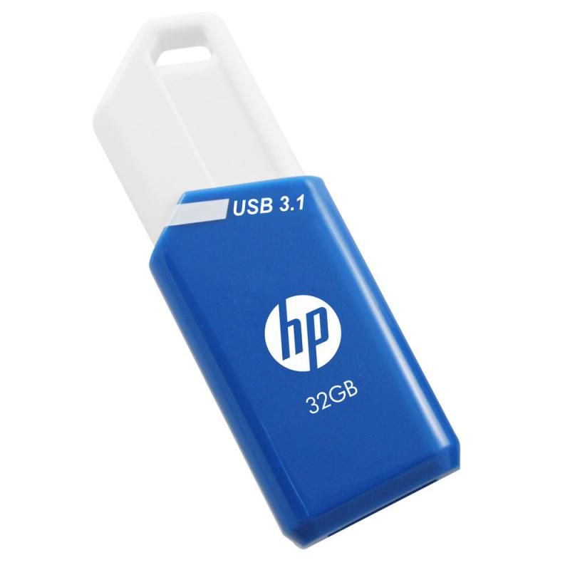 P-HPFD755W32X3-GE - Pendrive HP x755w 32Gb USB-A 3.0 Lectura 75 Mb/s Escritura 30 Mb/s Azul/Blanco Pack 3 (P-HPFD755W32X3-GE)