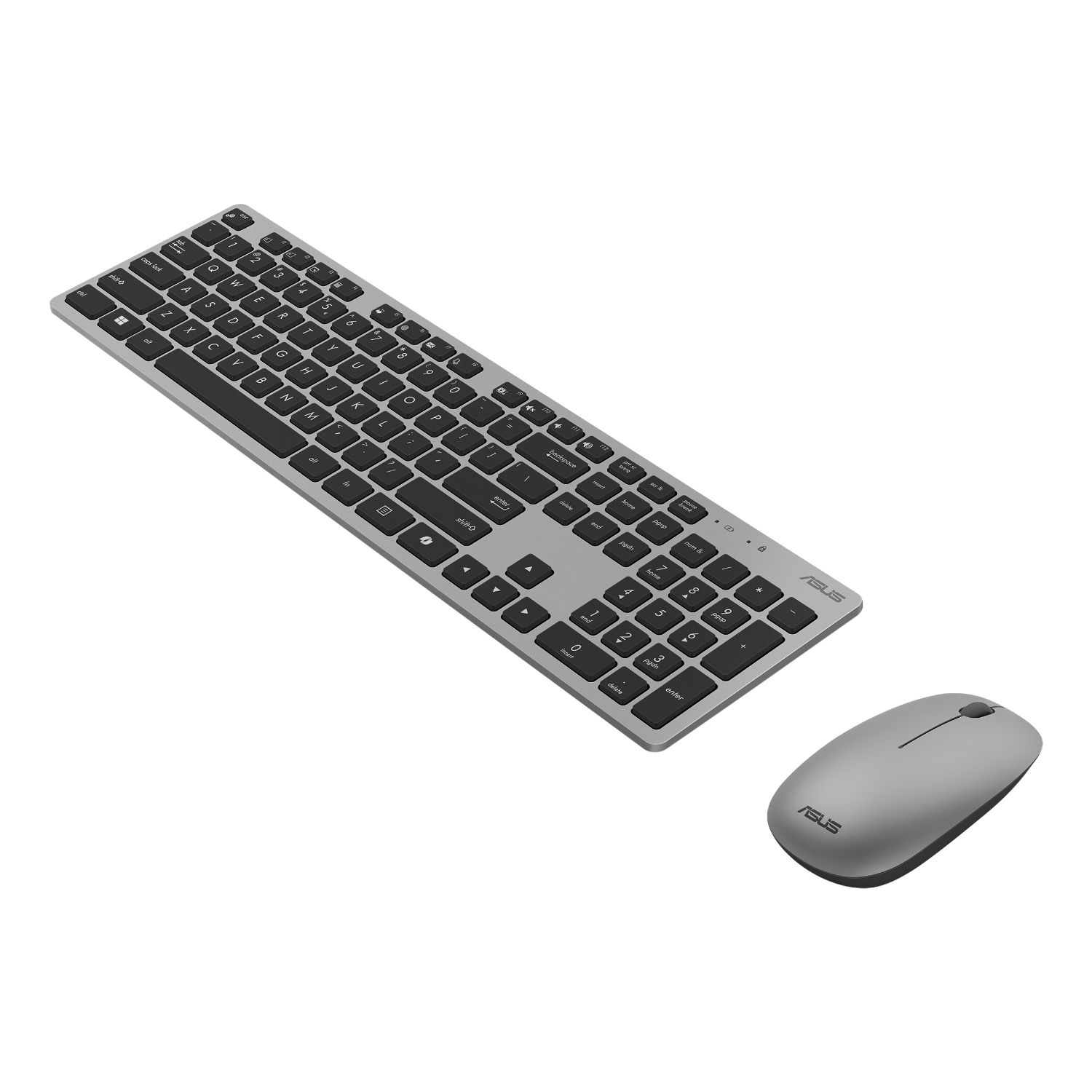 90XB0430-BKM1U0 - Teclado+Rat�n Asus W5000 Inal�mbrico 2.4Ghz, Teclado blanco compacto con un acabado met�lico y un perfil ultrafino de 11mm. (90XB0430-BKM1U0)