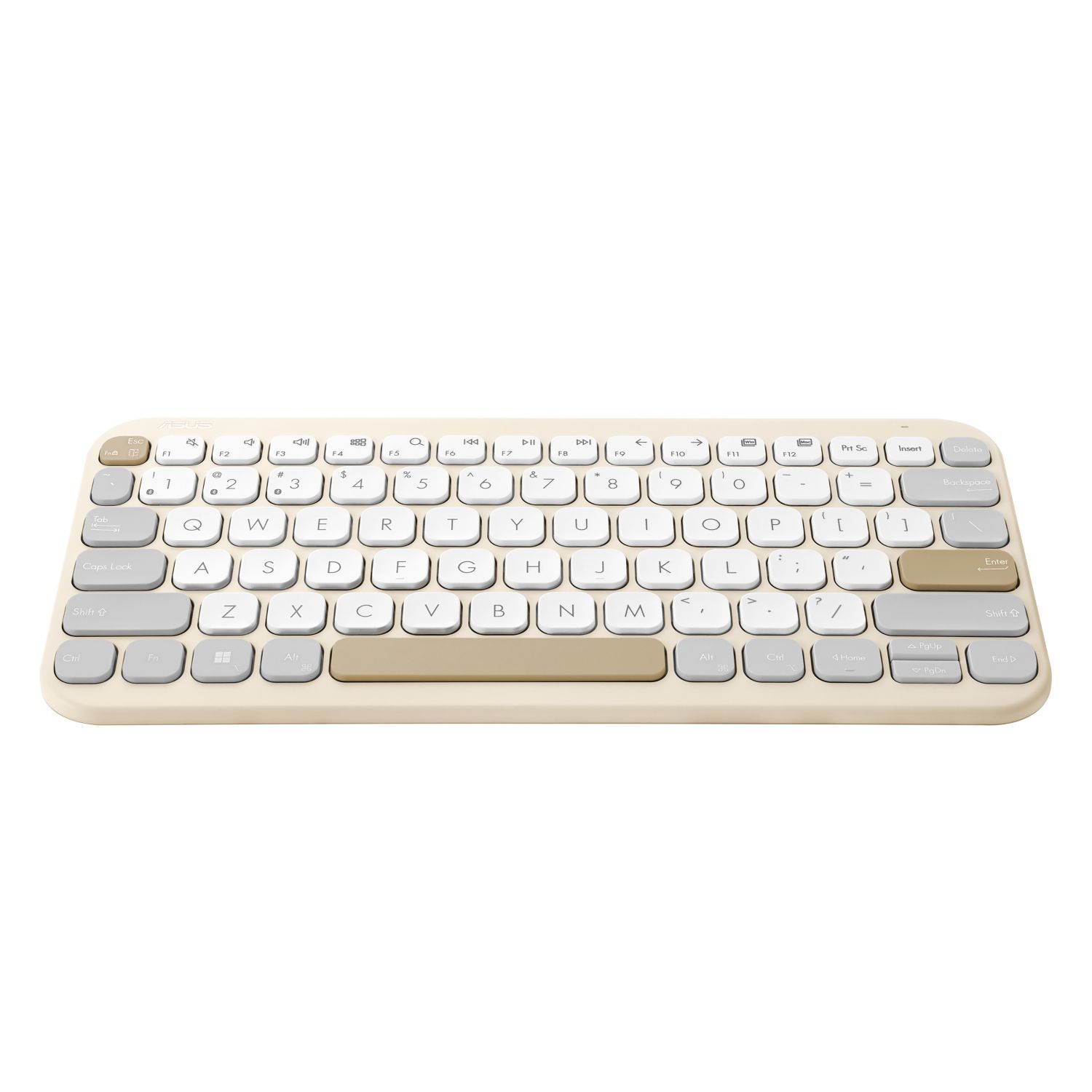 90XB0880-BKB210 - Teclado Asus Marshmallow KW100 Wireless Beige (90XB0880-BKB210)