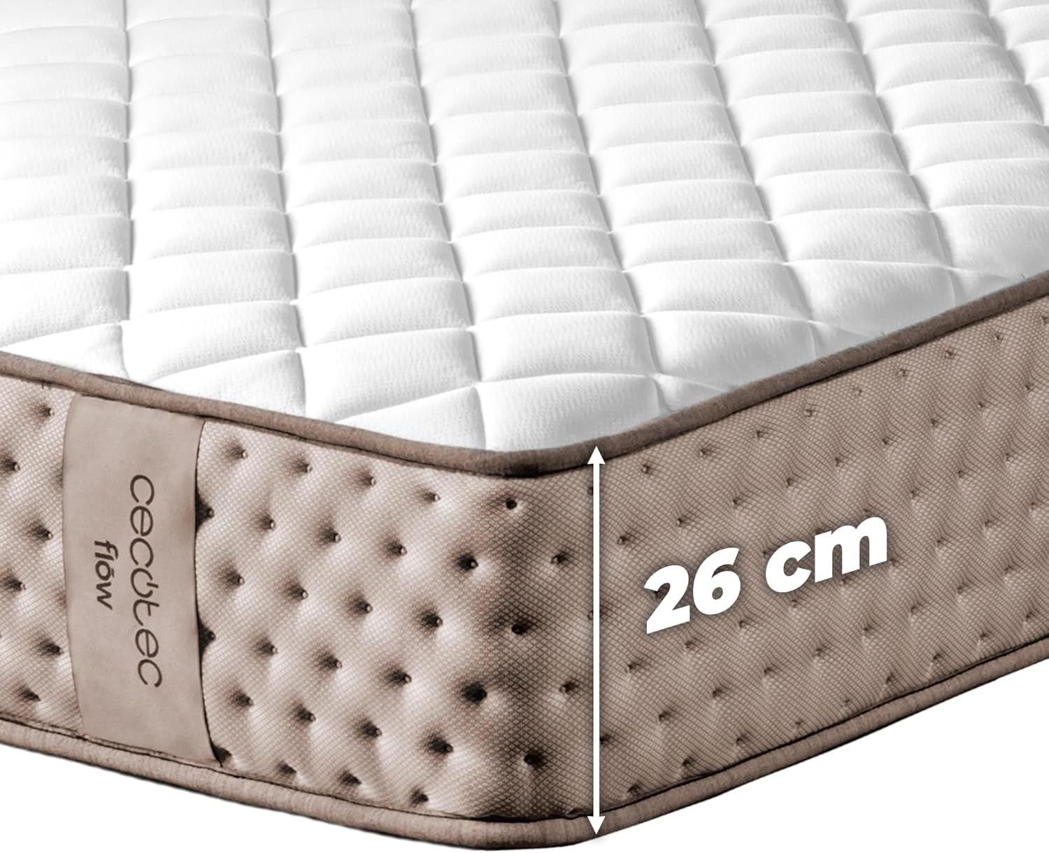 A01_EU01_112726 - Colch�n CECOTEC Flow 6790 Hybrid ViscoSense Tecnolog�a SeparateMuv 7 Zonas de Firmeza Doble Cara DualSystem (A01_EU01_112726)