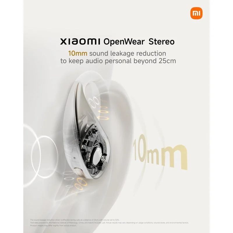 BHR8474GL - Auriculares XIAOMI Openwear Stereo Bluetooth 5.3 10m Estuche de Carga USB-C Autonoma 7h Gris Csmico (BHR8474GL)