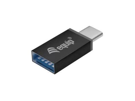 128956 - Hub EQUIP Life USB-A a 4xUSB-A + Adaptador USB-C Negro (128956)