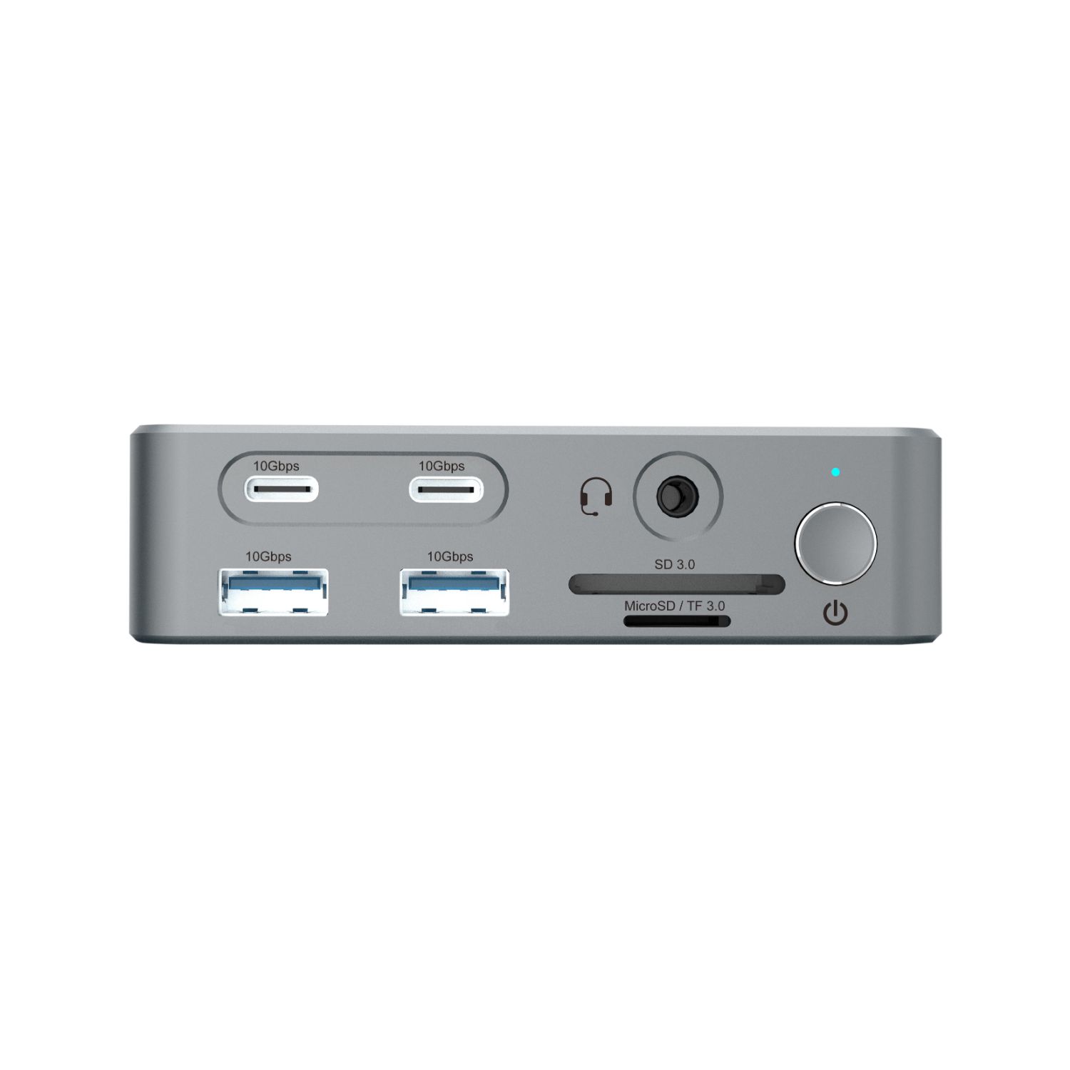 DONN25G - Docking Station CONCEPTRONIC 2xUSB-A 3.0 1xUSB-C 3.0 2xUSB-A 3.1 2xUSB-C 3.1 1xDP 1xHDMI 1xRJ45 USB DP 100W Ethernet GbE Plata (DONN25G)