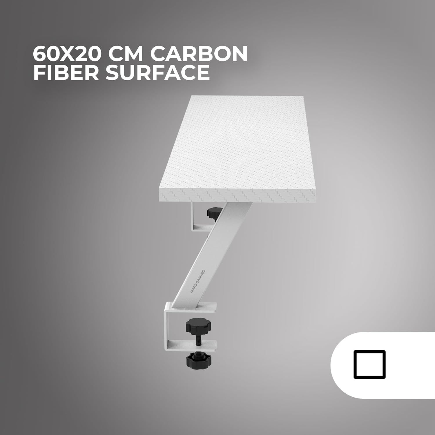 MGDSW - Soporte Elevador Mars Gaming para Monitor Blanco (MGDSW)