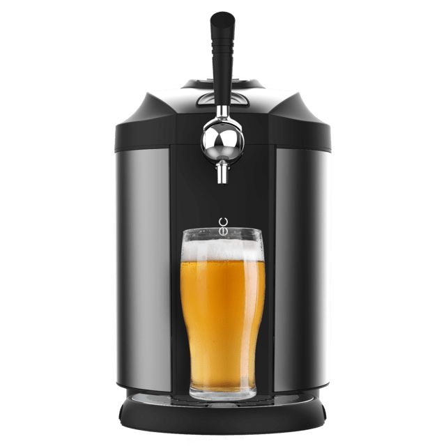 A01_EU01_100009 - Grifo Dispensador CECOTEC BeerFlow Steel 5000, de cerveza, con acabados de acero inoxidable de 65 W con temperatura ajustable de 2C a 12C, compatible con barriles universales presurizados y no presurizados de 5L, (A01_EU01_100009)