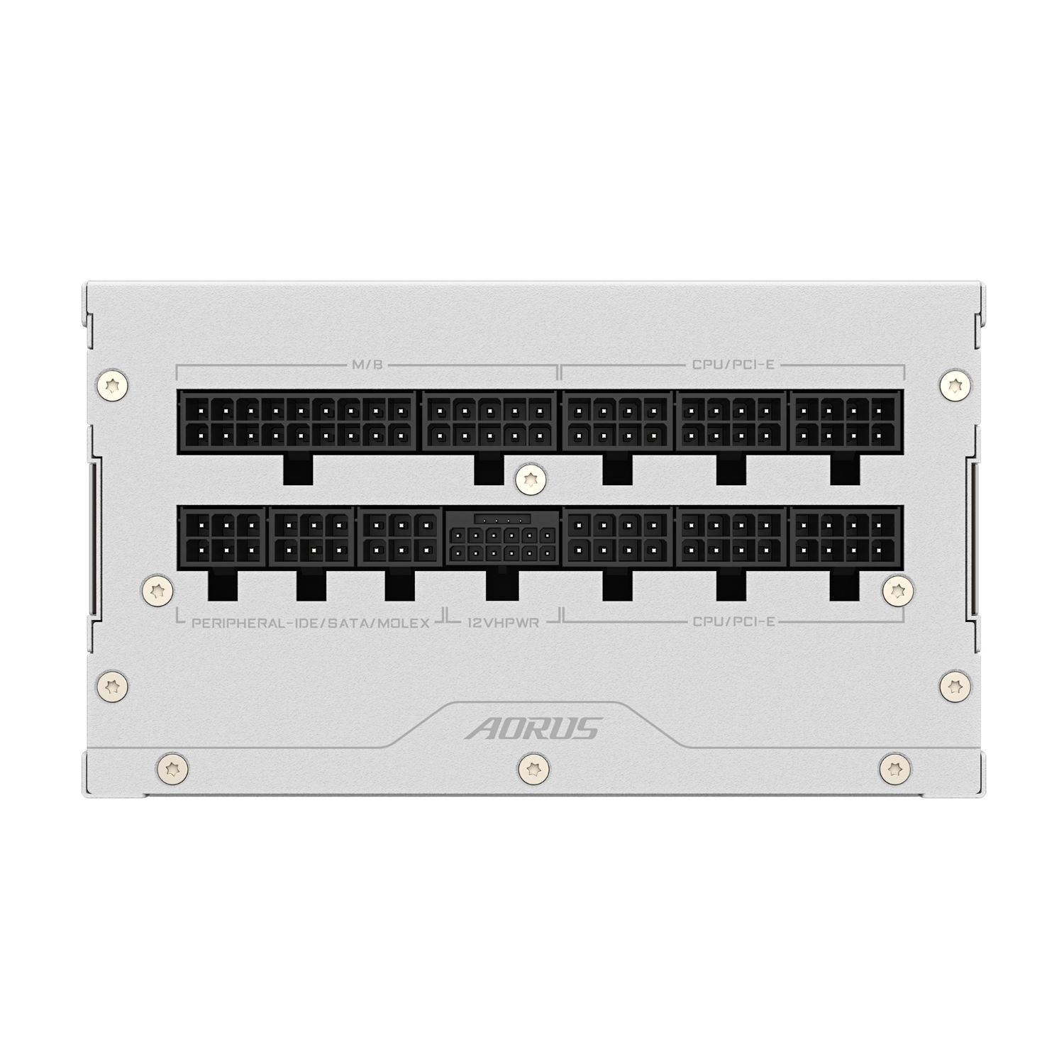GP-AE1000PM PG5 ICE - Fuente GIGABYTE AORUS ELITE ATX 1000W Modular 20+4 pin ATX 4xMolex 6xSATA 80 Plus Platinum Blanca (GP-AE1000PM PG5 ICE)