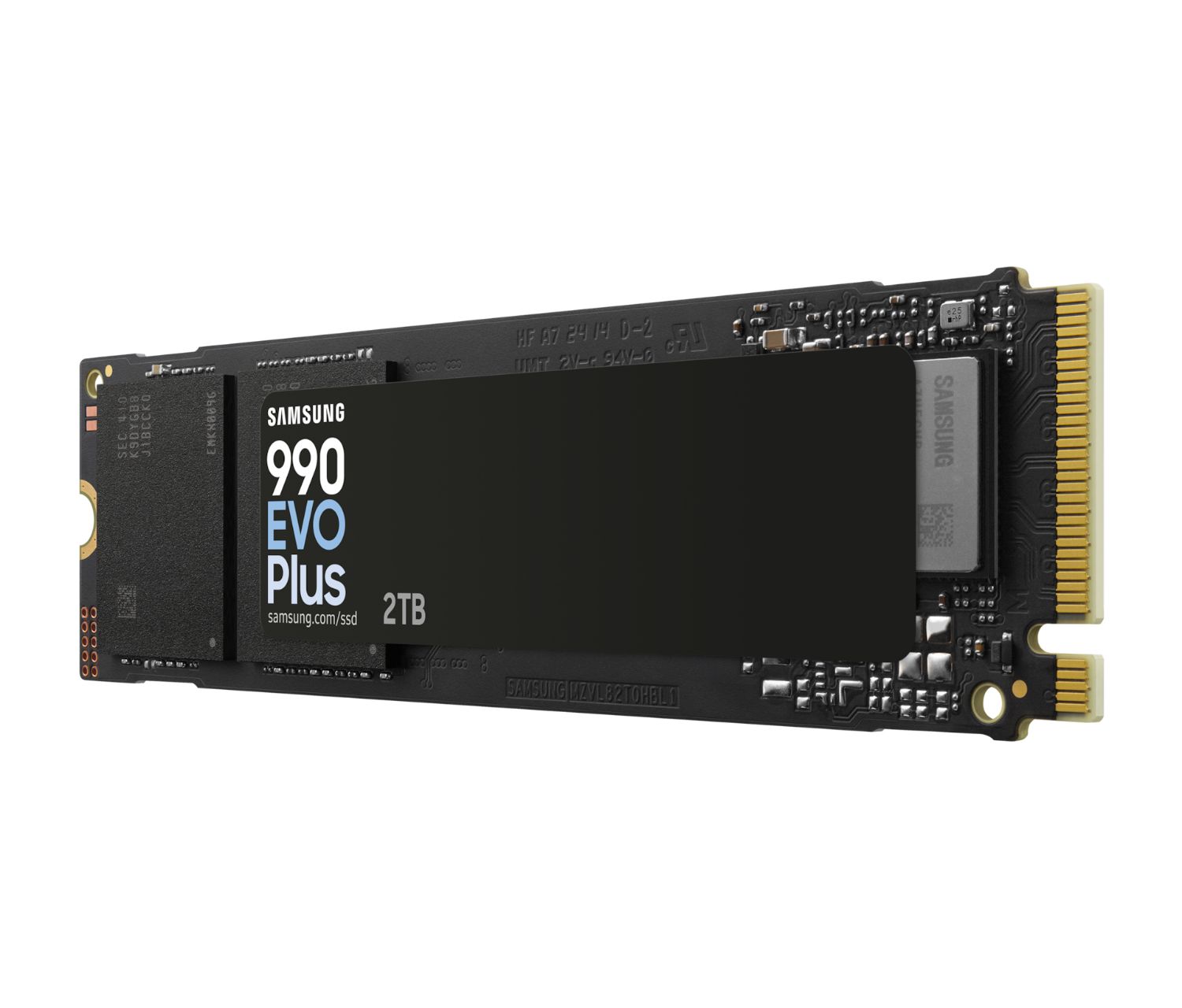 MZ-V9S2T0BW - Disco SSD Samsung 990 EVO Plus 2Tb M.2 2280 NVMe V-NAND TLC Lectura 7150Mb/s Escritura 6300Mb/s PC (MZ-V9S2T0BW)