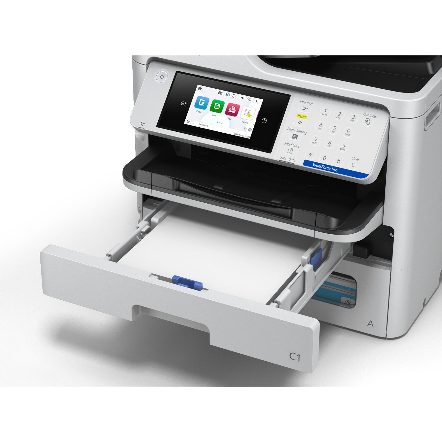C11CK19401 - Multifuncin Epson WorkForce Pro EM-C800RDWF A4 Color USB 2.0 WiFi Ethernet GbE Impresin Mvil Fax Dplex Blanca (C11CK19401)