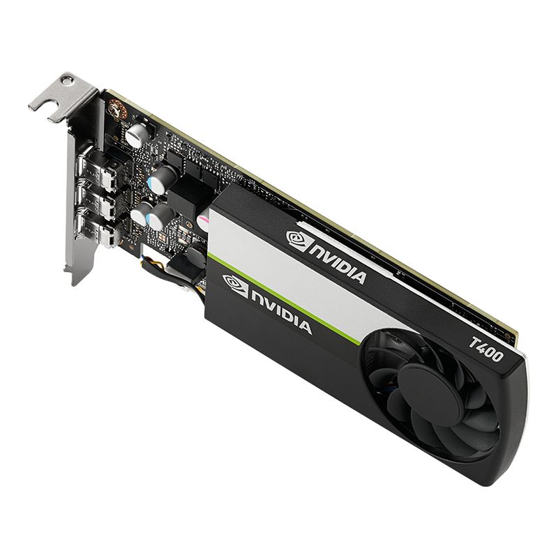 VCNT400-4GB-PB - Tarjeta Grfica PNY Nvidia T400 4Gb GDDR6 LP 3x MiniDP 1.4 PCIe 3.0 HDCP OpenGL 4.5 (VCNT400-4GB-PB)