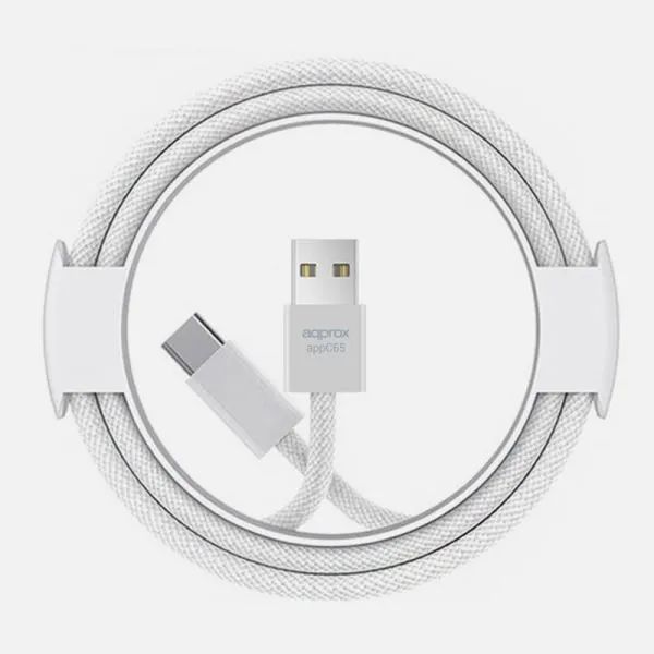APPC65 - Cable Approx USB-A a USB-C 1m Blanco (APPC65)
