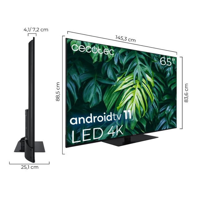 02603 - Televisor CECOTEC ALU20065ZS 65