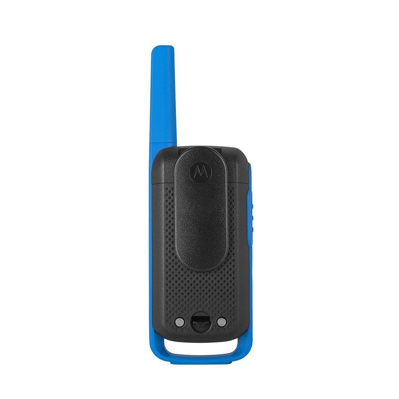 B6P00811LDRMAW - Walkie Talkie Motorola T62 LCD 16 Canales mUSB 8000m Negro/Azul (59T62BLUEPACK)
