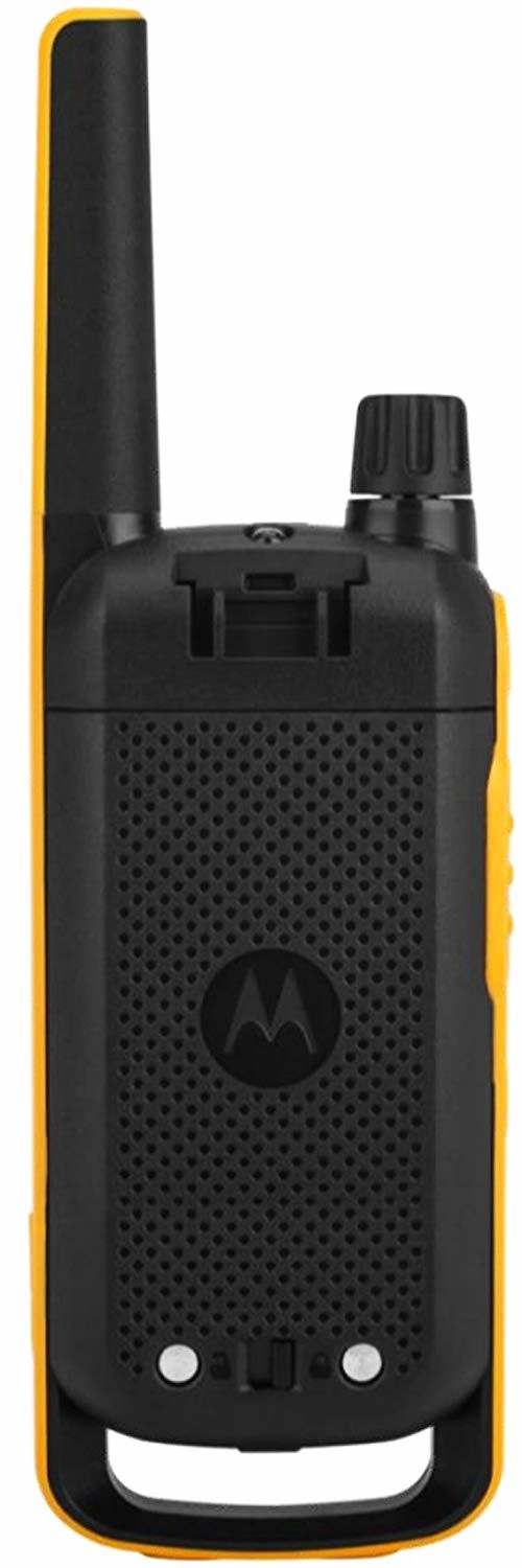 B8P00811YDEMAQ - Walkie Talkie Motorola T82 Extreme Quad LED 16 Canales mUSB 10000m IPX4 Negro/Naranja (59T82EXQUADPACK)