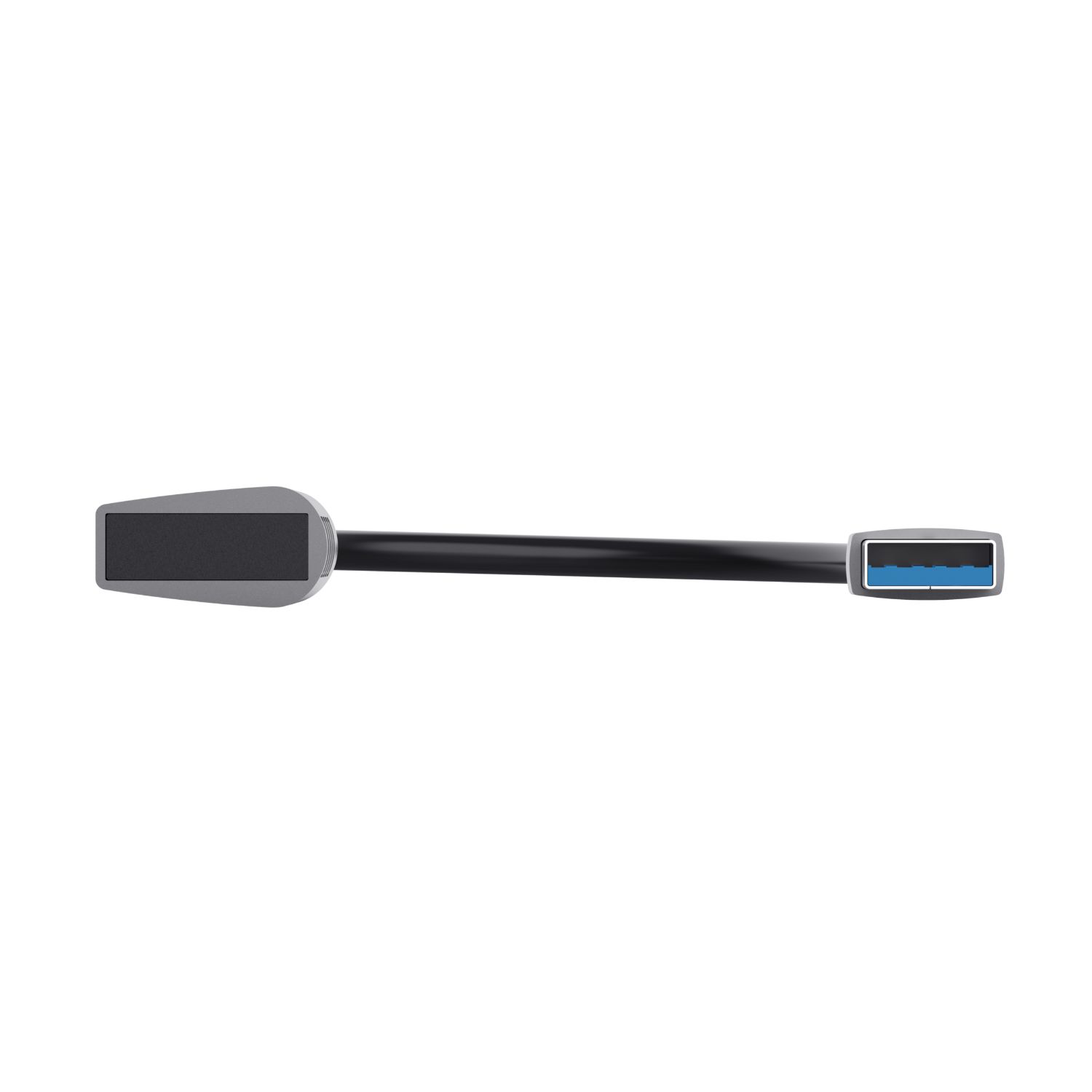 24947 - Hub Trust Halyx USB-A a 4xUSB-A 3.0 Gris/Negro (24947)