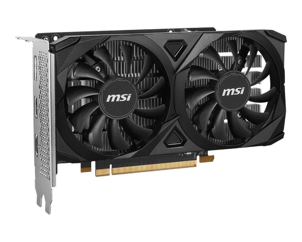 912-V812-056 - Tarjeta Grfica MSI RTX 3050 VENTUS 2X E 6G OC 6Gb GDDR6 1xDP 1.4a 2xHDMI 2.1 8xPCIe 4.0 HDCP Nvidia G-Sync OpenGL 4.6 DirectX 12 Ultimate (912-V812-056)