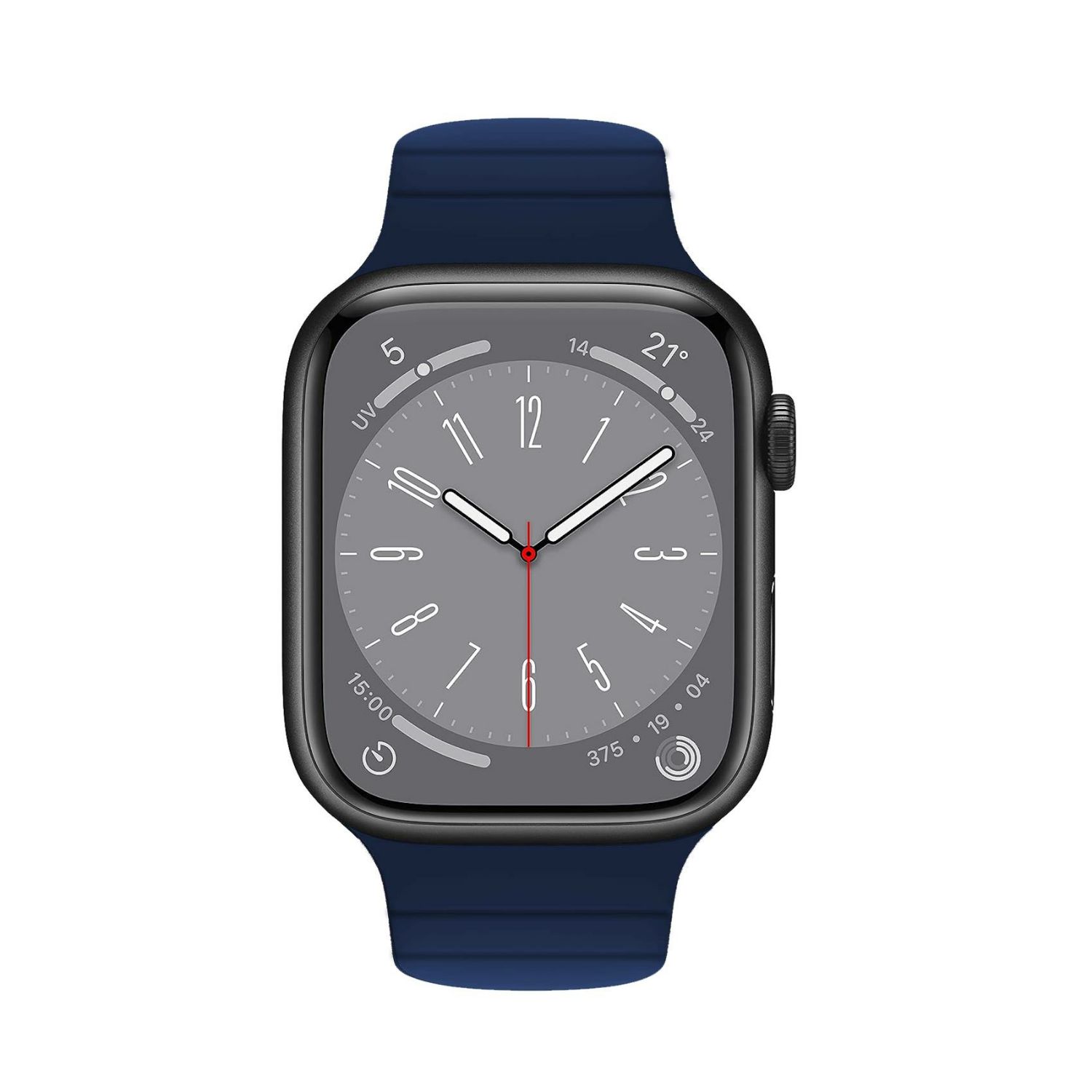 WBANDMAGBLLB - Correa Apple Watch 42/44/45mm Silicona Azul (WBANDMAGBLLB)