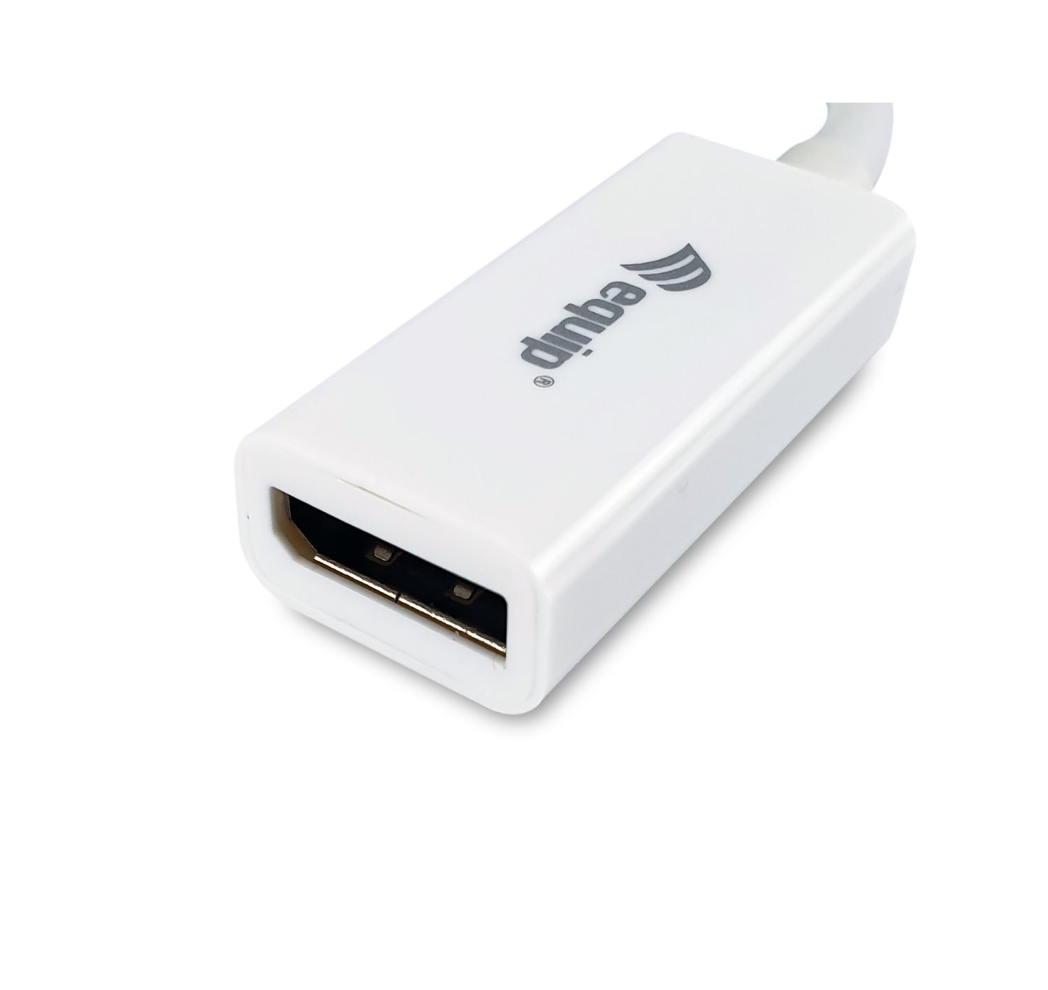 133440 - Adaptador EQUIP Mini DP/M a DP/H 15cm Blanco (133440)
