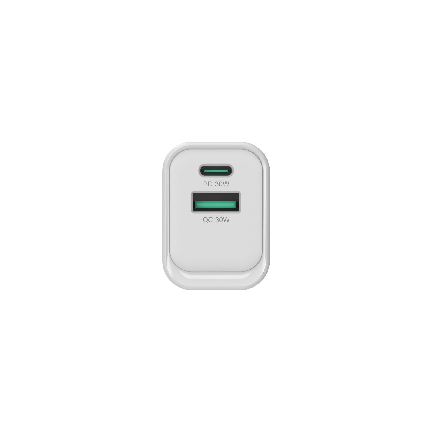 ALTHEA19W33 - Cargador de Pared CONCEPTRONIC 1xUSB-A 1xUSB-C 33W PD 3.0 QC Blanco (ALTHEA19W33)