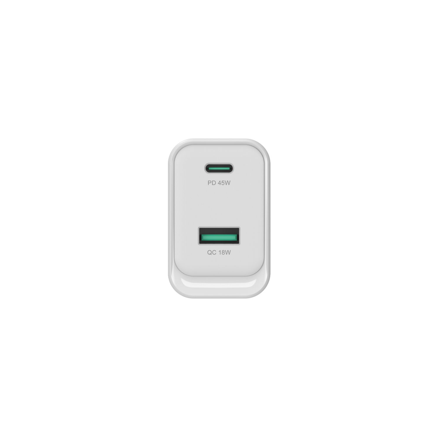 ALTHEA20W45 - Cargador de Pared CONCEPTRONIC 1xUSB-A 1xUSB-C 45W PD 3.0 QC Blanco (ALTHEA20W45)