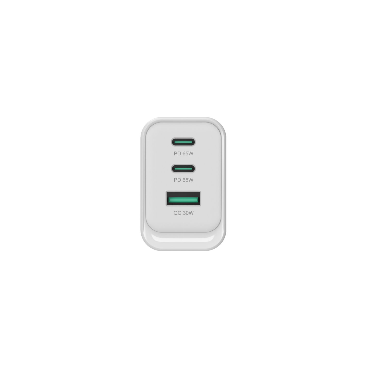 ALTHEA21W65 - Cargador de Pared CONCEPTRONIC 1xUSB-A 2xUSB-C 65W PD 3.0 QC Blanco (ALTHEA21W65)