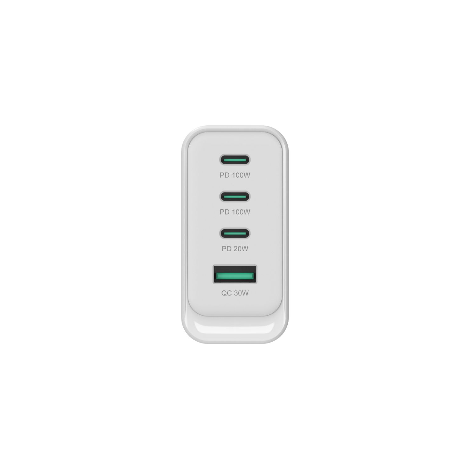 ALTHEA22W100 - Cargador de Pared CONCEPTRONIC 1xUSB-A 3xUSB-C 100W PD 3.0 QC Blanco (ALTHEA22W100)
