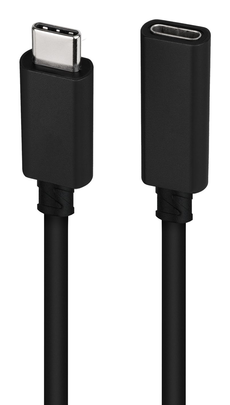 10.01.4501 - Cable NANOCABLE Usb-C3.2/M a Usb-C/H 1m Negro (10.01.4501)