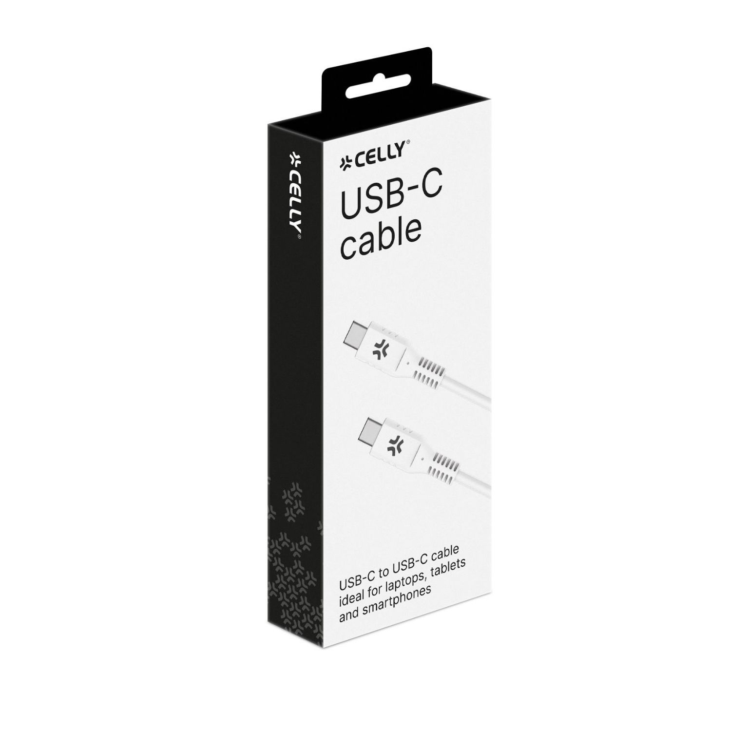 USBCUSBCWH - Cable CELLY Usb-C a Usb-C 1m, compatible con Power Delivery, Blanco (USBCUSBCWH)