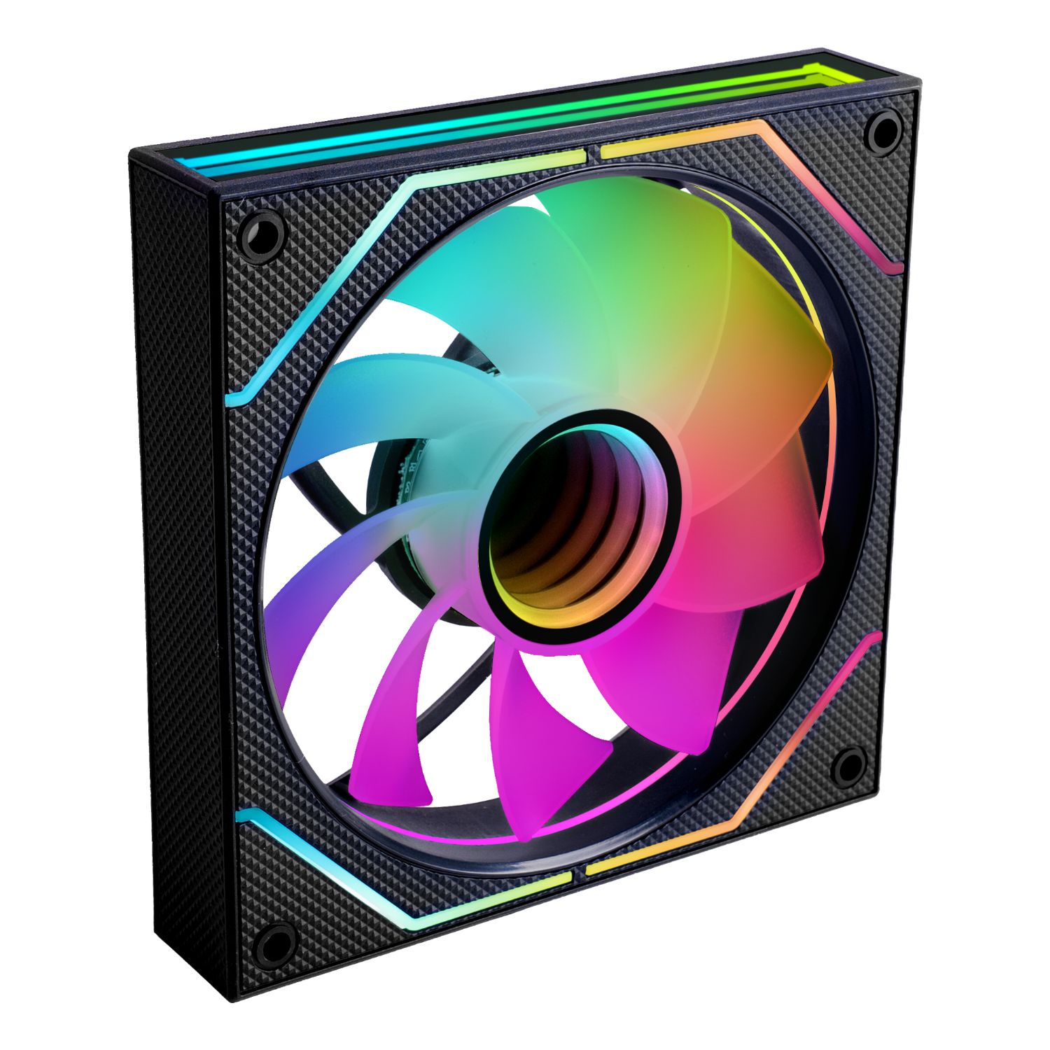 MF3DPROX2R - Ventilador MARS GAMING 2Unidades, 120mm, ARGB Triple Infinity Mirror 360, Negro (MF3DPROX2R)