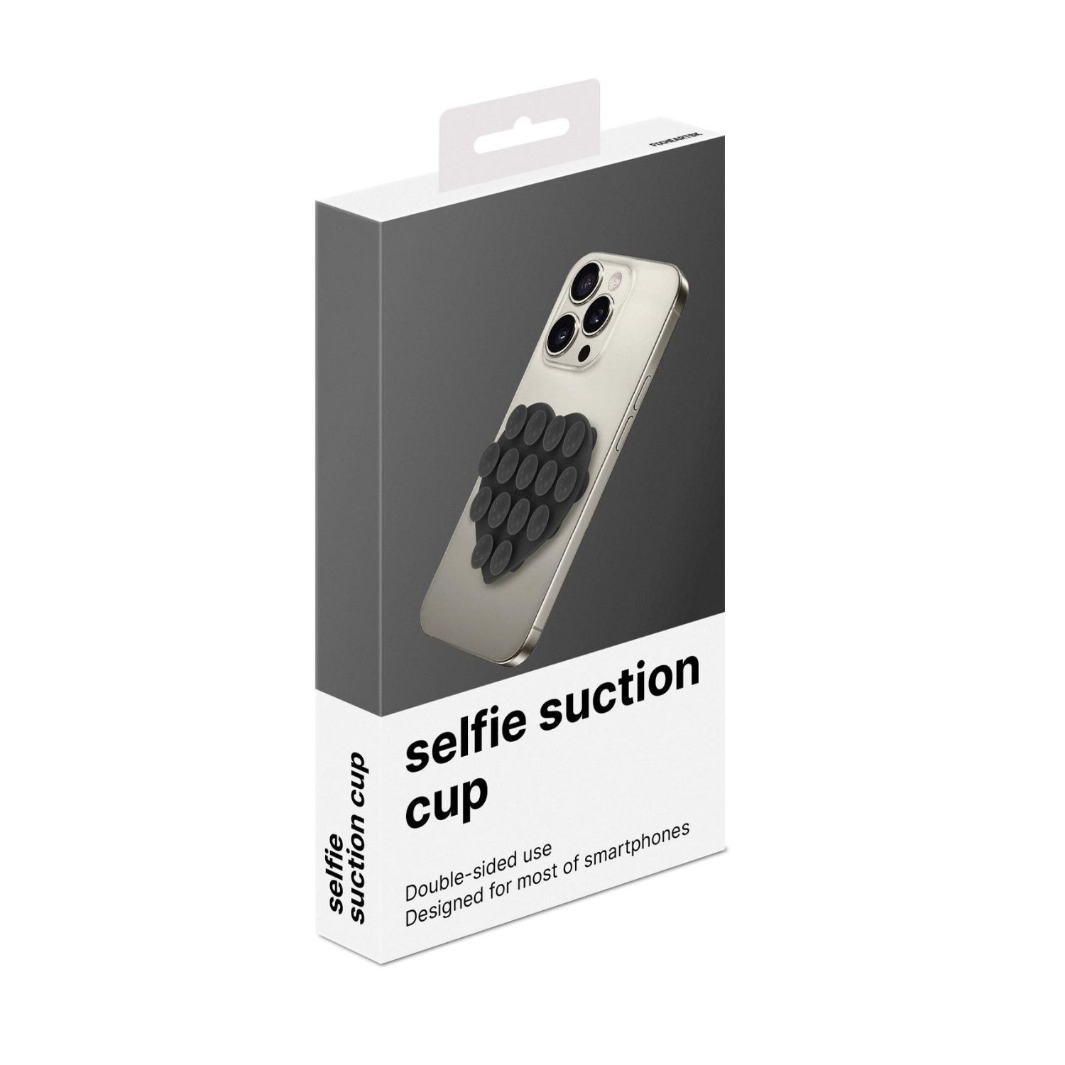 FIXHEARTBK - Ventosa CELLY para smartphone Corazon de Silicona Negro (FIXHEARTBK)