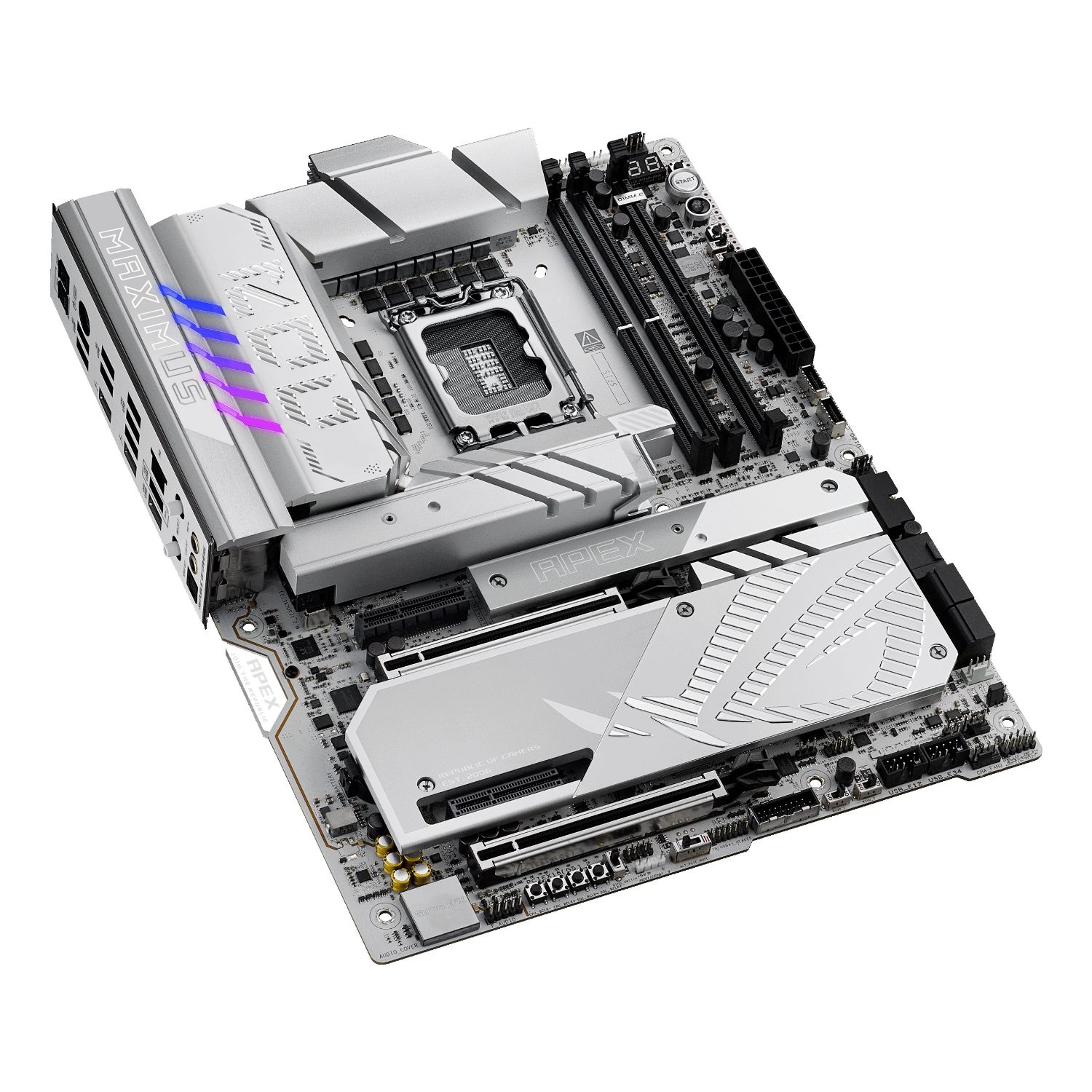 90MB1IP0-M0EAY0 - ASUS ROG MAXIMUS Z890 APEX: (1851) 2DDR5 4SATA3 6xM.2 5GBLAN WIFI7 BT5.4 9Usb3.2 2THUNDERBOLT ATX (90MB1IP0-M0EAY0)