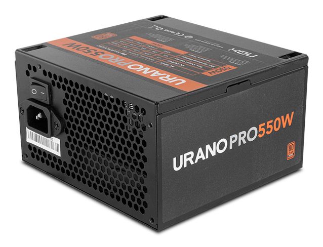NXURPRO550BZ - Fuente NOX Urano Pro 550W 80+Bronze 120mm ATX (NXURPRO550BZ)