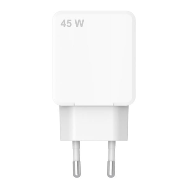 SLIMTC1C1A45WWH - Cargador CELLY GaN Slim 45W Usb-A/Usb-C Blanco (SLIMTC1C1A45WWH)
