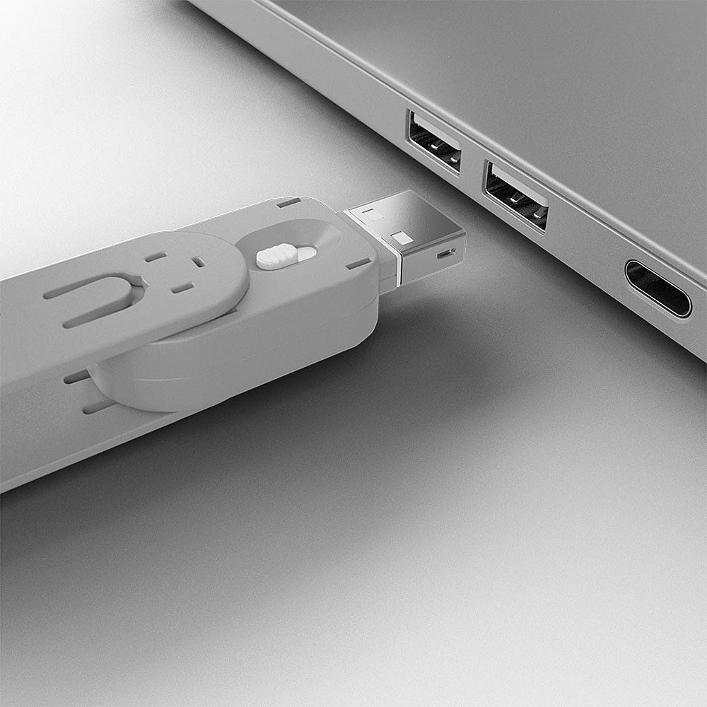 40454 - Llave LINDY Bloqueadora de puerto Usb-A 4Unidades, Blanca (40454)
