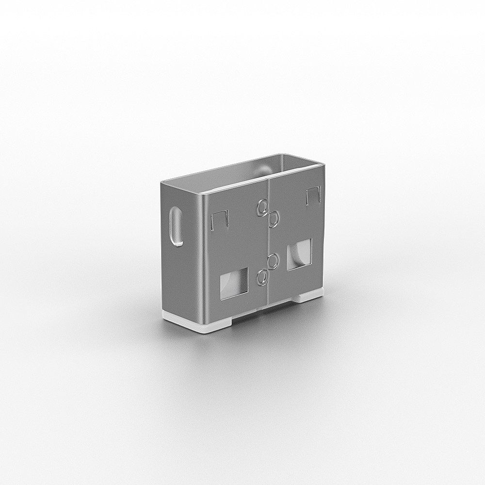 40464 - Bloqueador de puerto LINDY Usb-A sin llave 10Unidades, Blanco (40464)